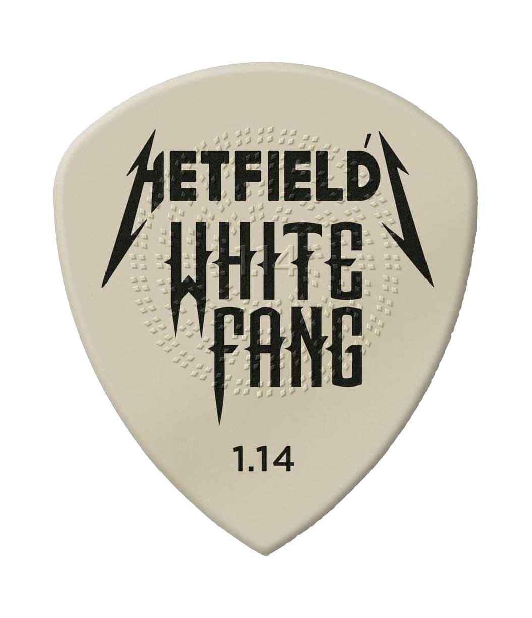 Dunlop James Hetfield Flow White Fang 1.14mm Player Pack 6 Plectrums