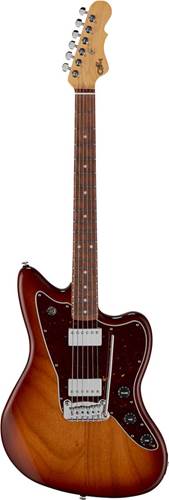 G&L USA Fullerton Deluxe Doheny HH Old School Tobacco Sunburst Caribbean Rosewood Fingerboard