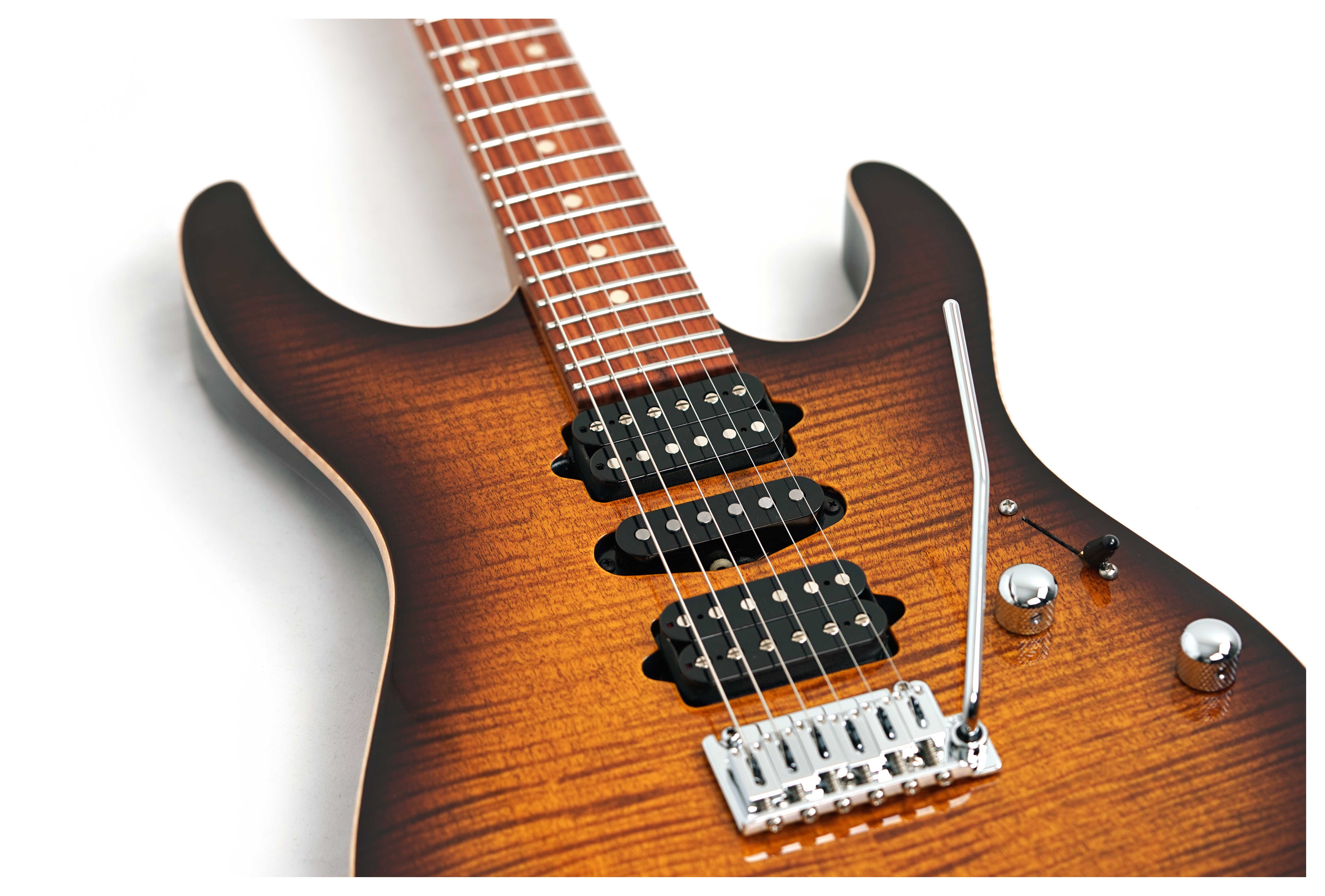 Suhr Modern Plus Bengal Burst Pau Ferro Fingerboard HSH #91381