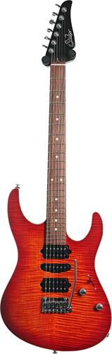Suhr Modern Plus Fireburst Pau Ferro Fingerboard HSH Gotoh 510 #86492 Suhr Modern Plus Fireburst Pau Ferro Fingerboard HSH Gotoh 510 #86492