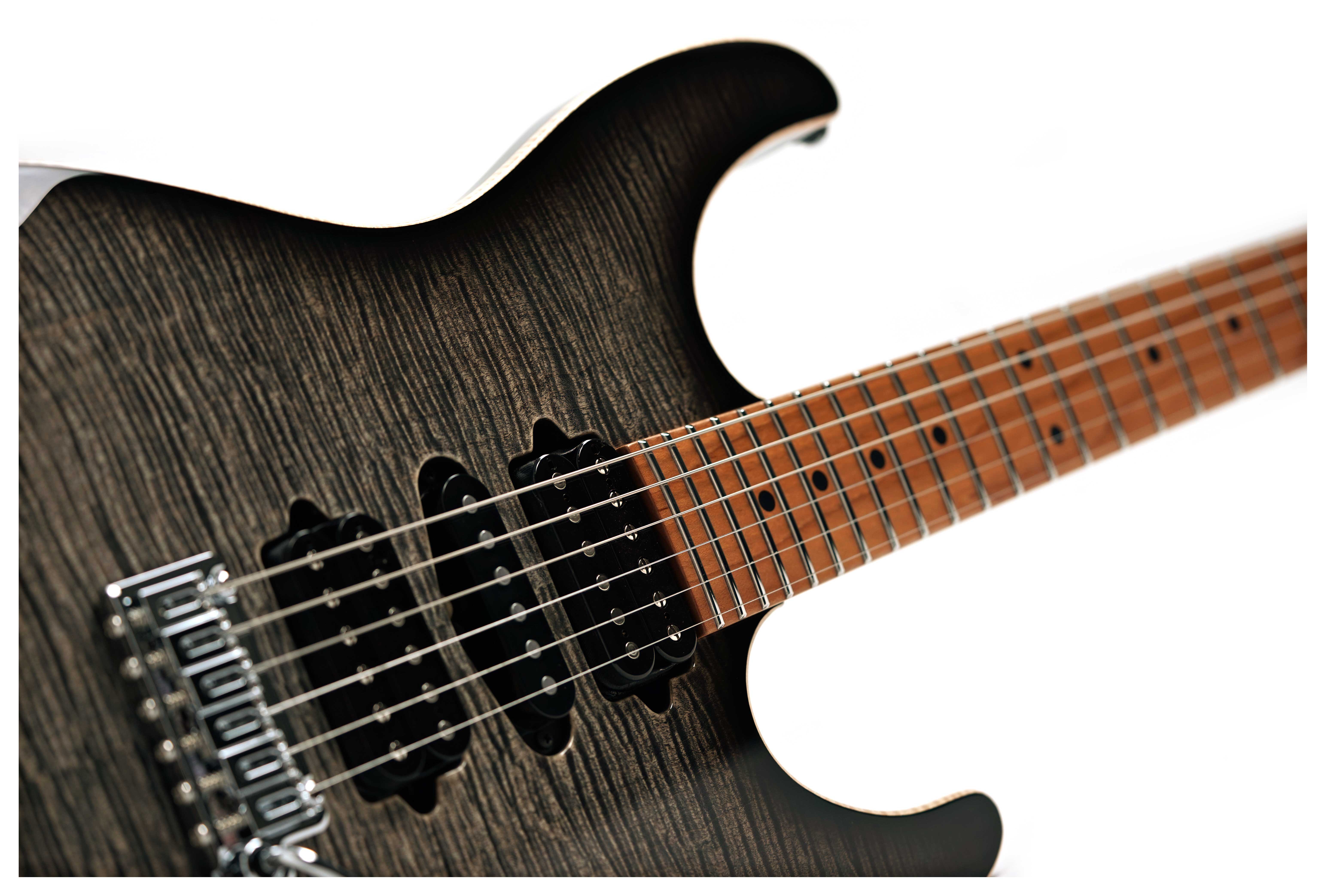 Suhr Modern Plus Charcoal Burst HSH Roasted Maple Fingerboard #91389