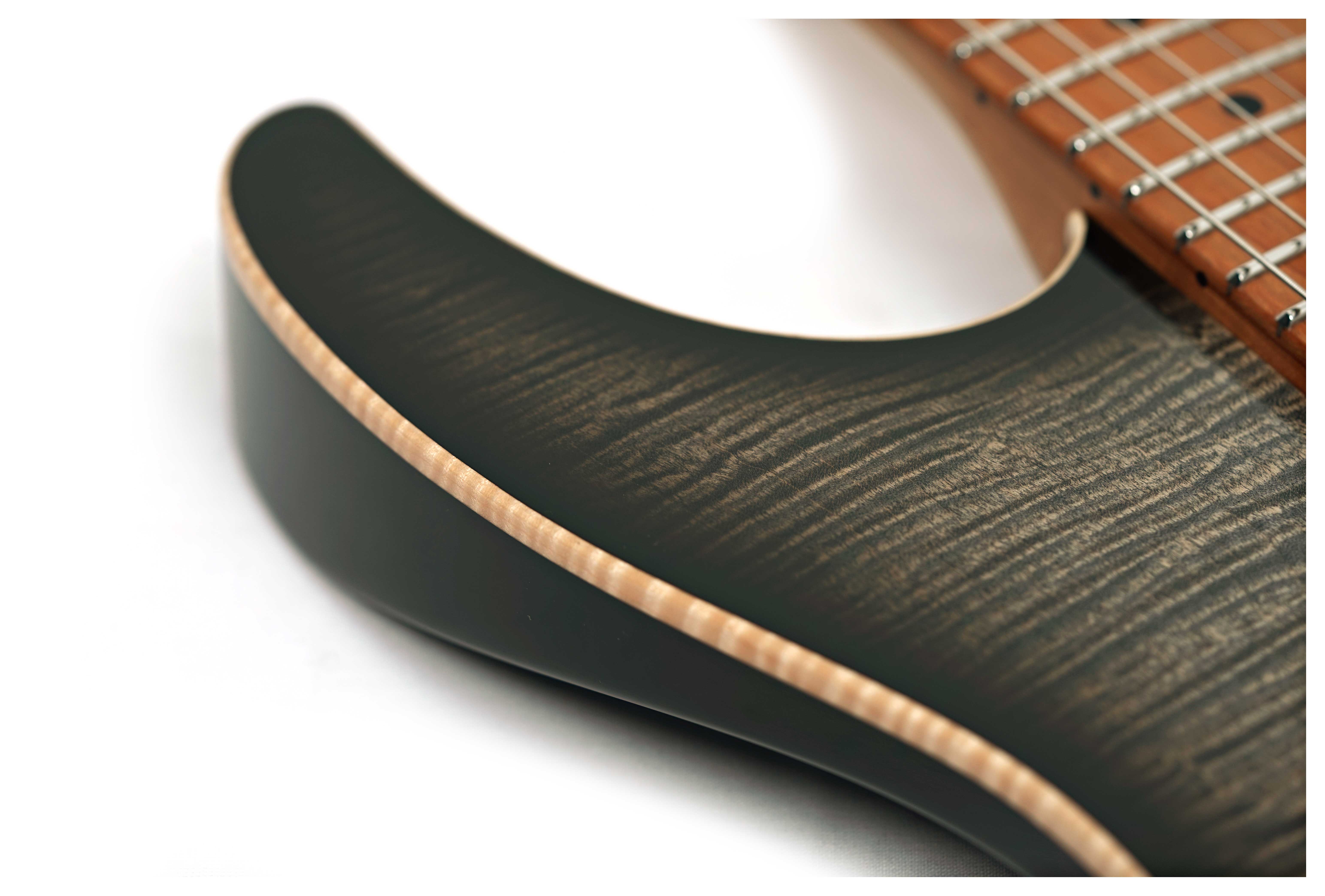 Suhr Modern Plus Charcoal Burst HSH Roasted Maple Fingerboard #91389