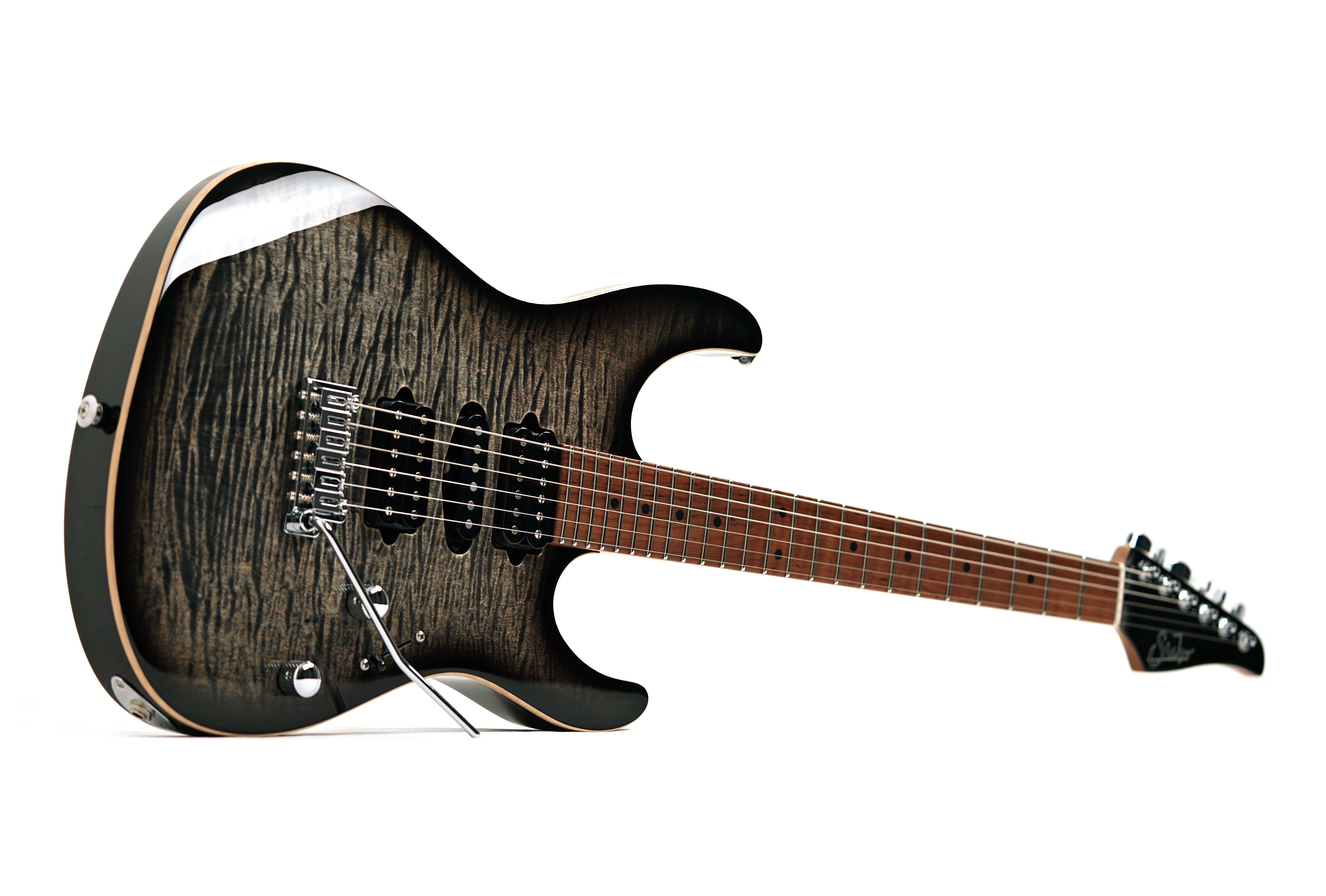 Suhr Modern Plus Charcoal Burst HSH Roasted Maple Fingerboard #91382