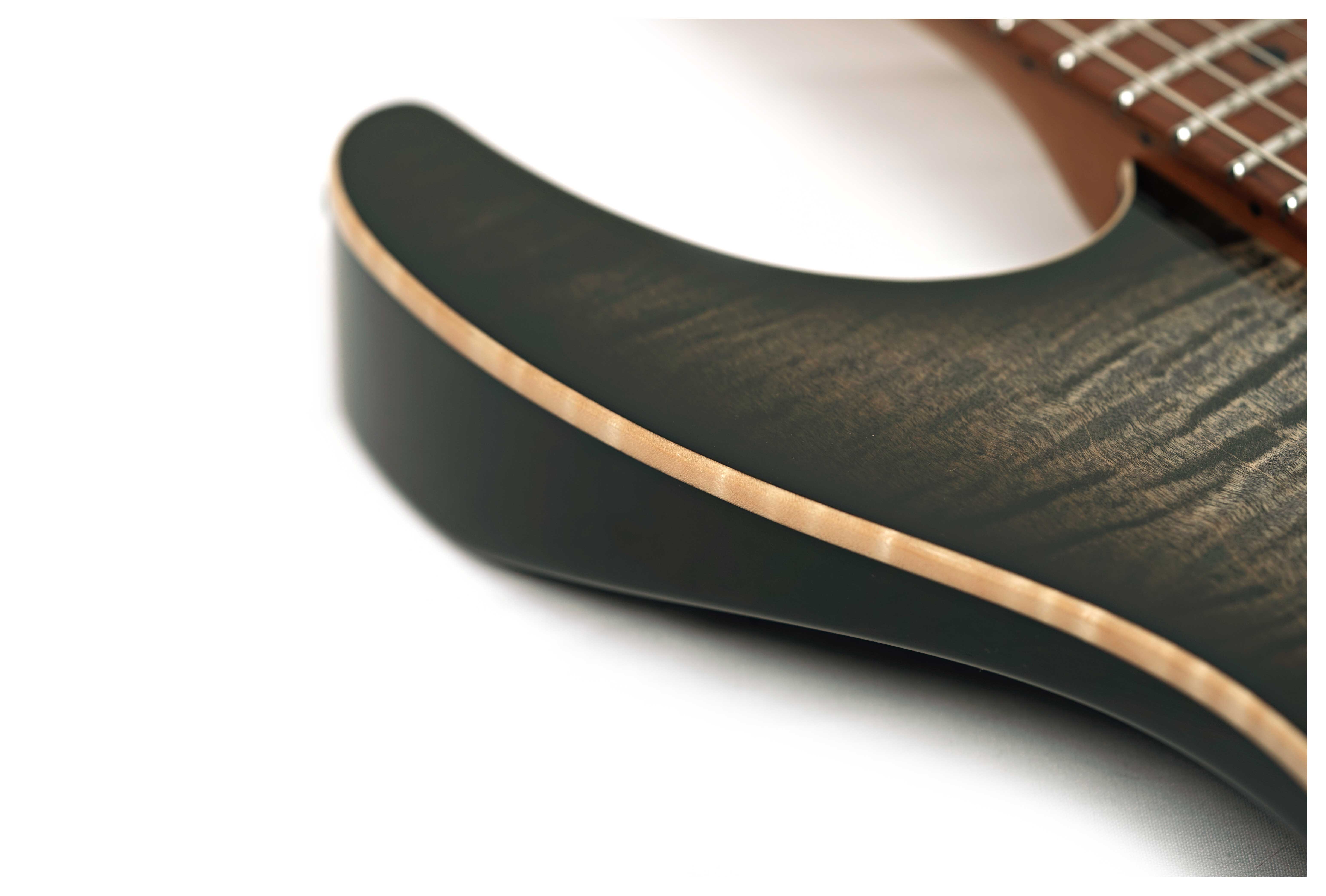 Suhr Modern Plus Charcoal Burst HSH Roasted Maple Fingerboard #91382