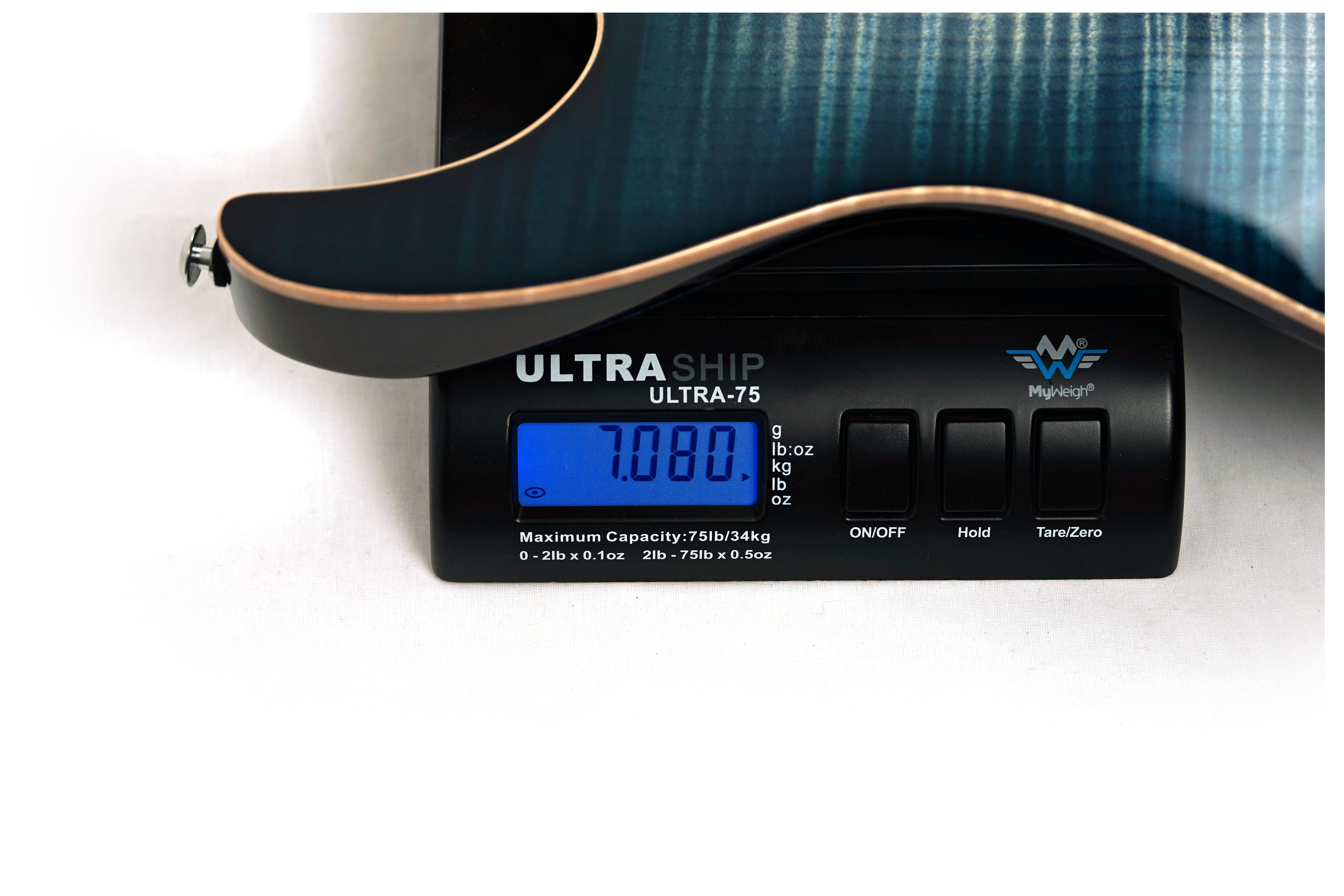 Suhr Modern Plus Faded Trans Whale Blue Burst Pau Ferro Fingerboard HSH #91387