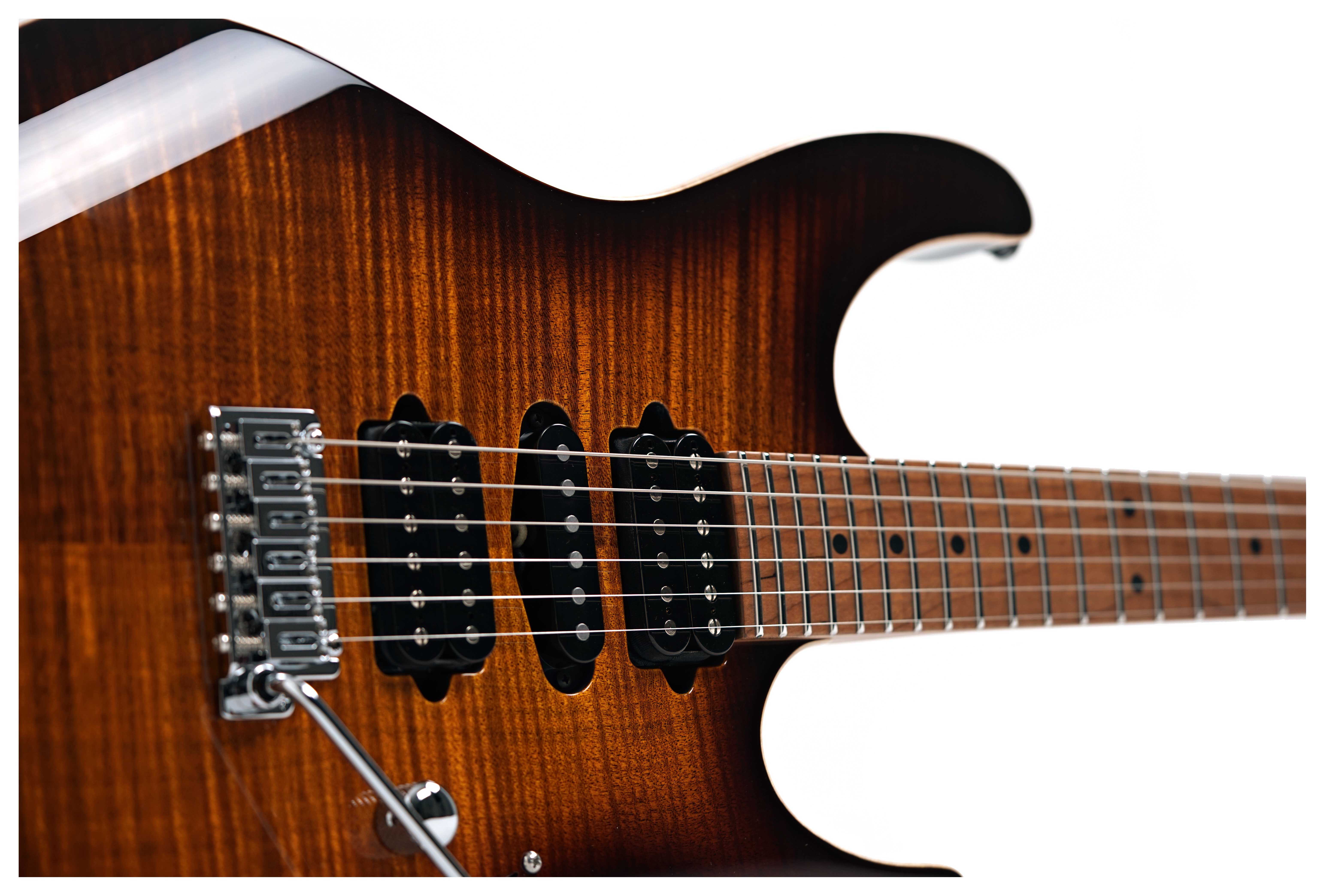 Suhr Modern Plus Bengal Burst Maple Fingerboard HSH #91379