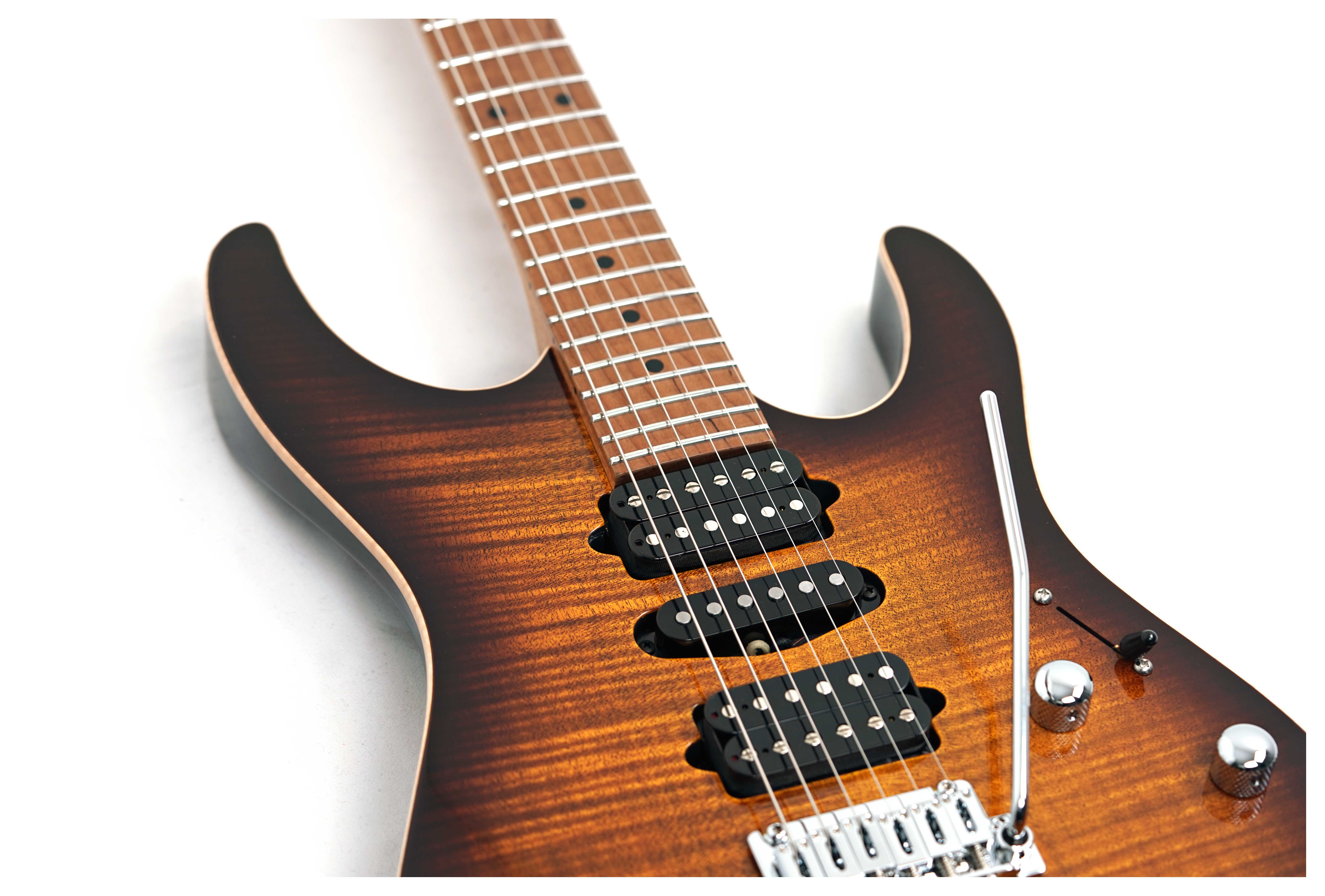 Suhr Modern Plus Bengal Burst Maple Fingerboard HSH #91379
