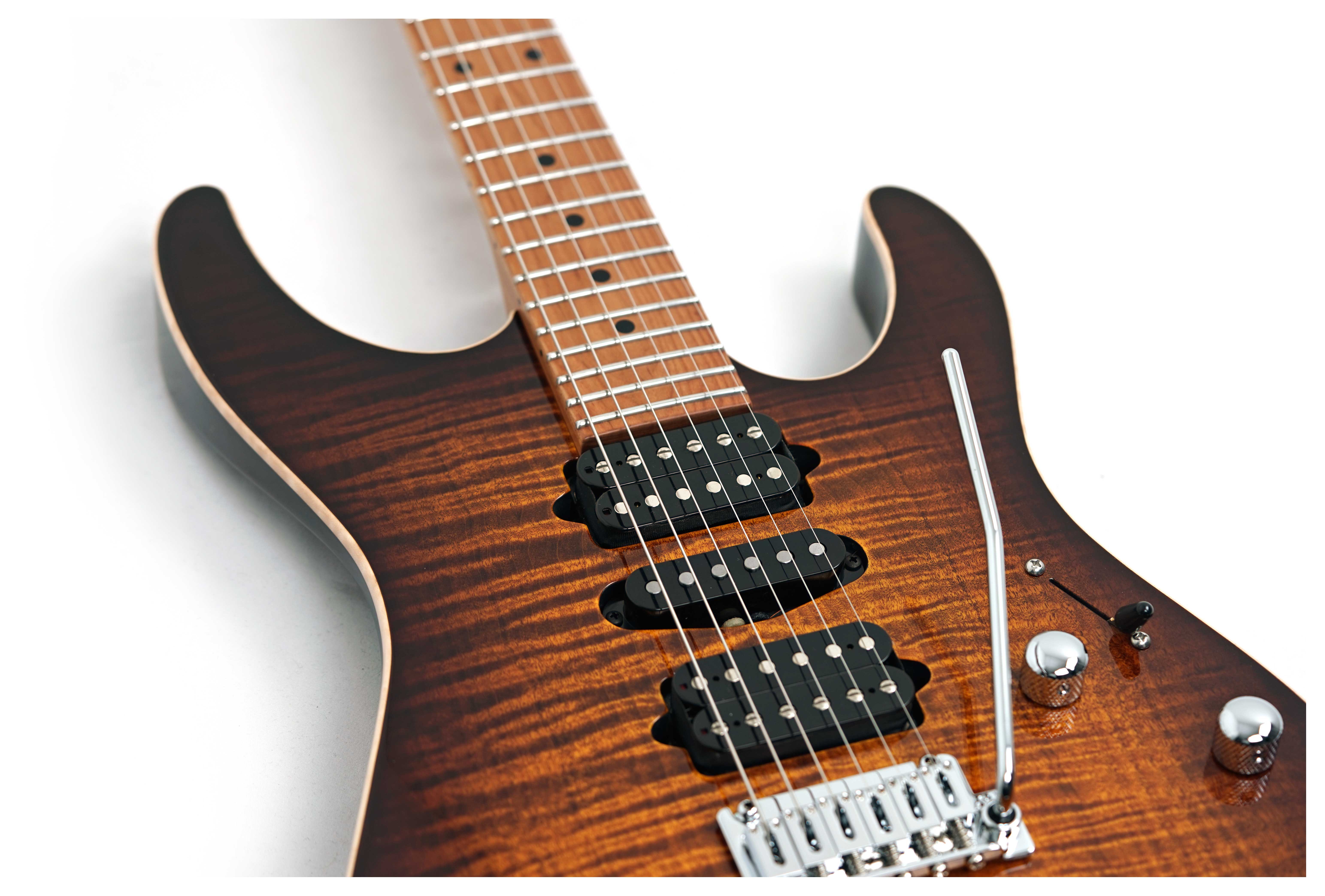 Suhr Modern Plus Bengal Burst Maple Fingerboard HSH #91380