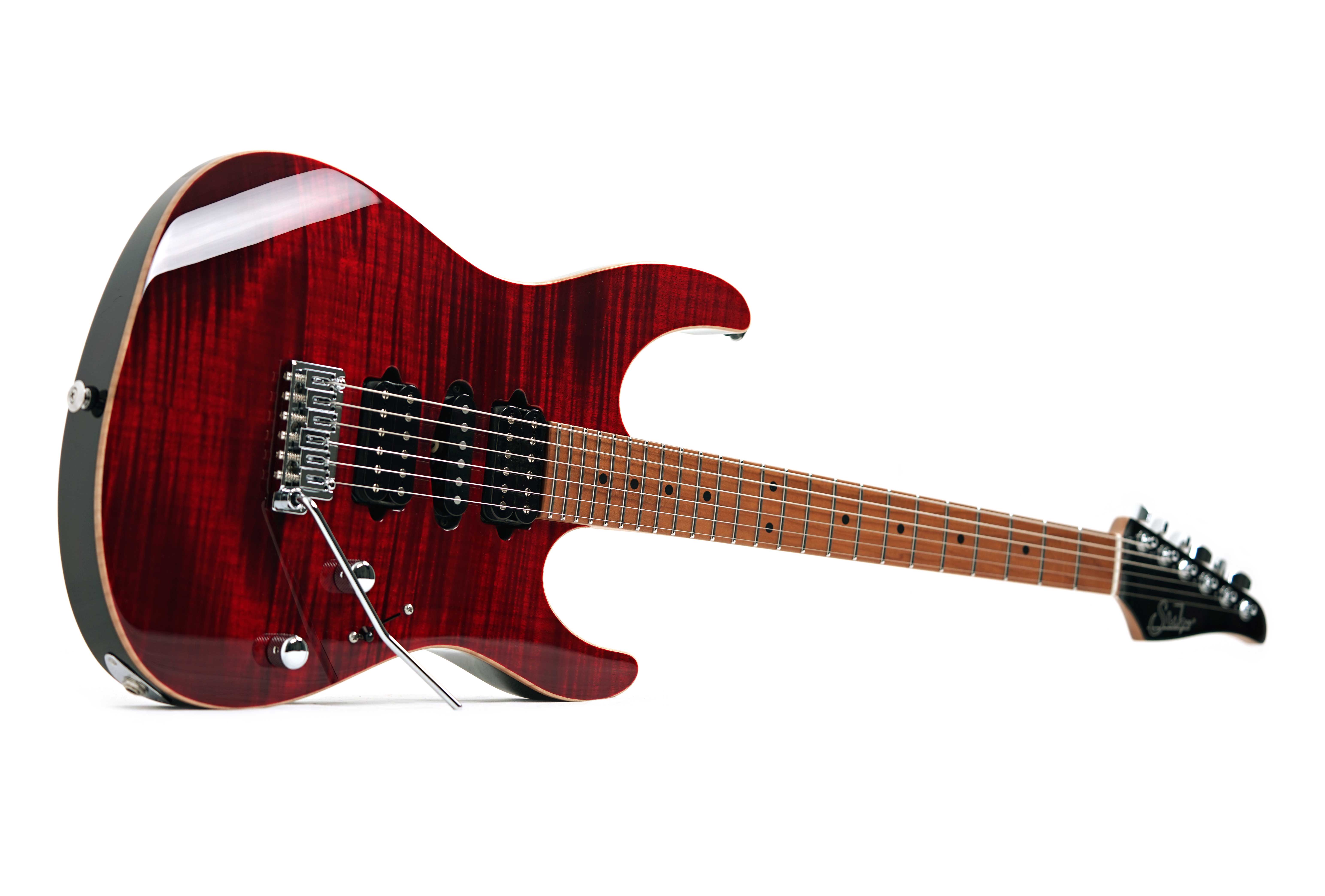 Suhr Modern Plus Chilli Pepper Red Maple Fingerboard HSH #87622