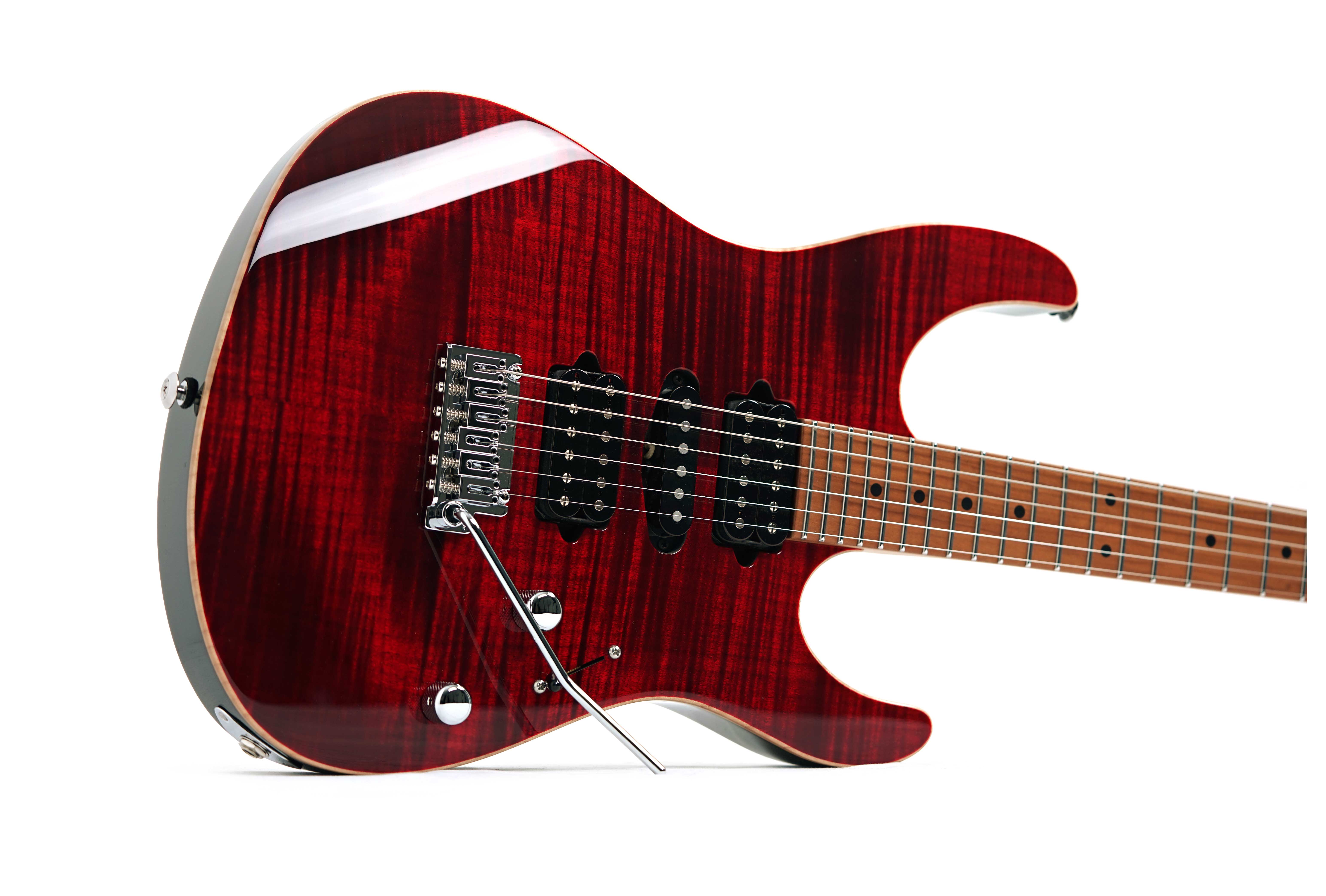 Suhr Modern Plus Chilli Pepper Red Maple Fingerboard HSH #87622