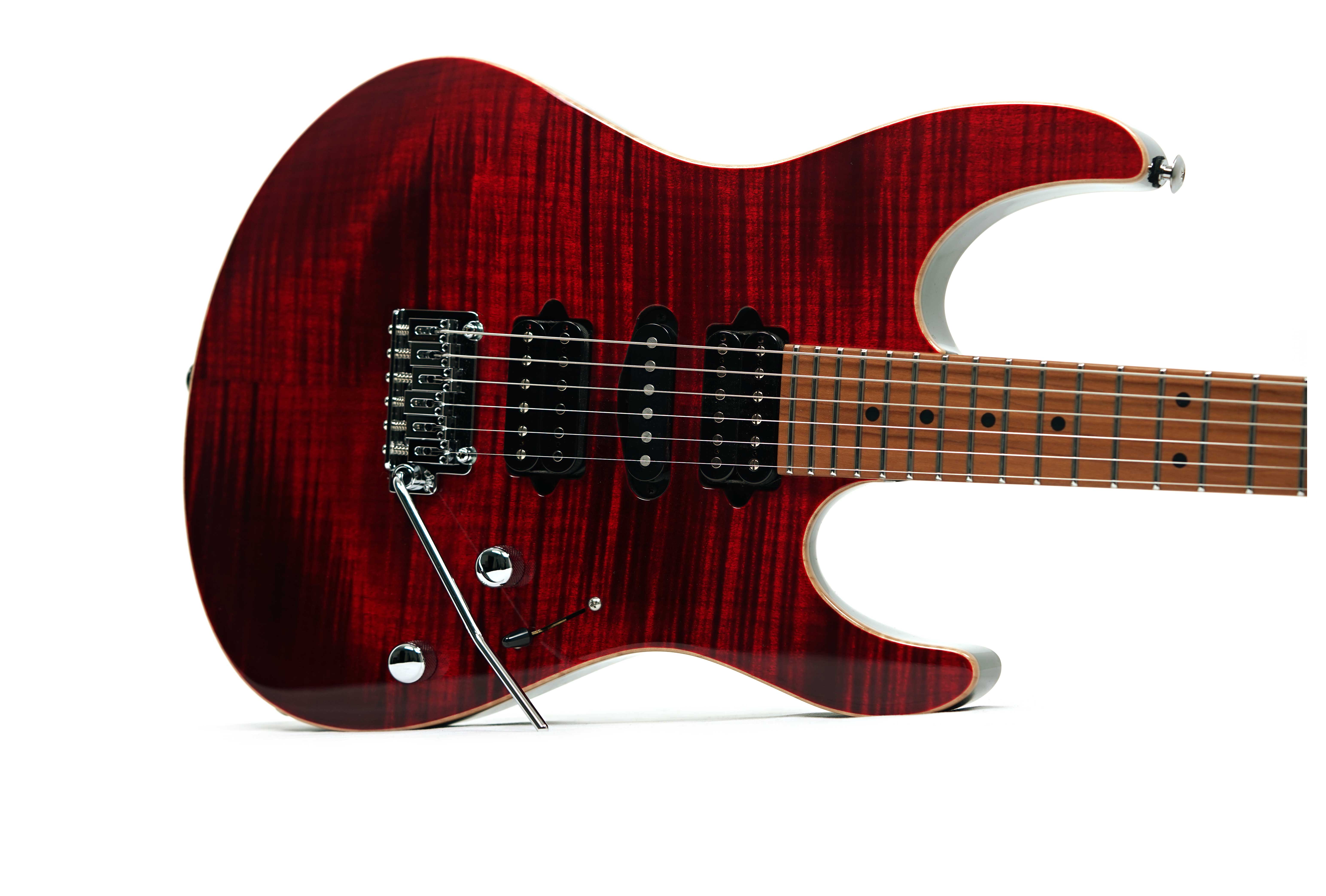 Suhr Modern Plus Chilli Pepper Red Maple Fingerboard HSH #87622