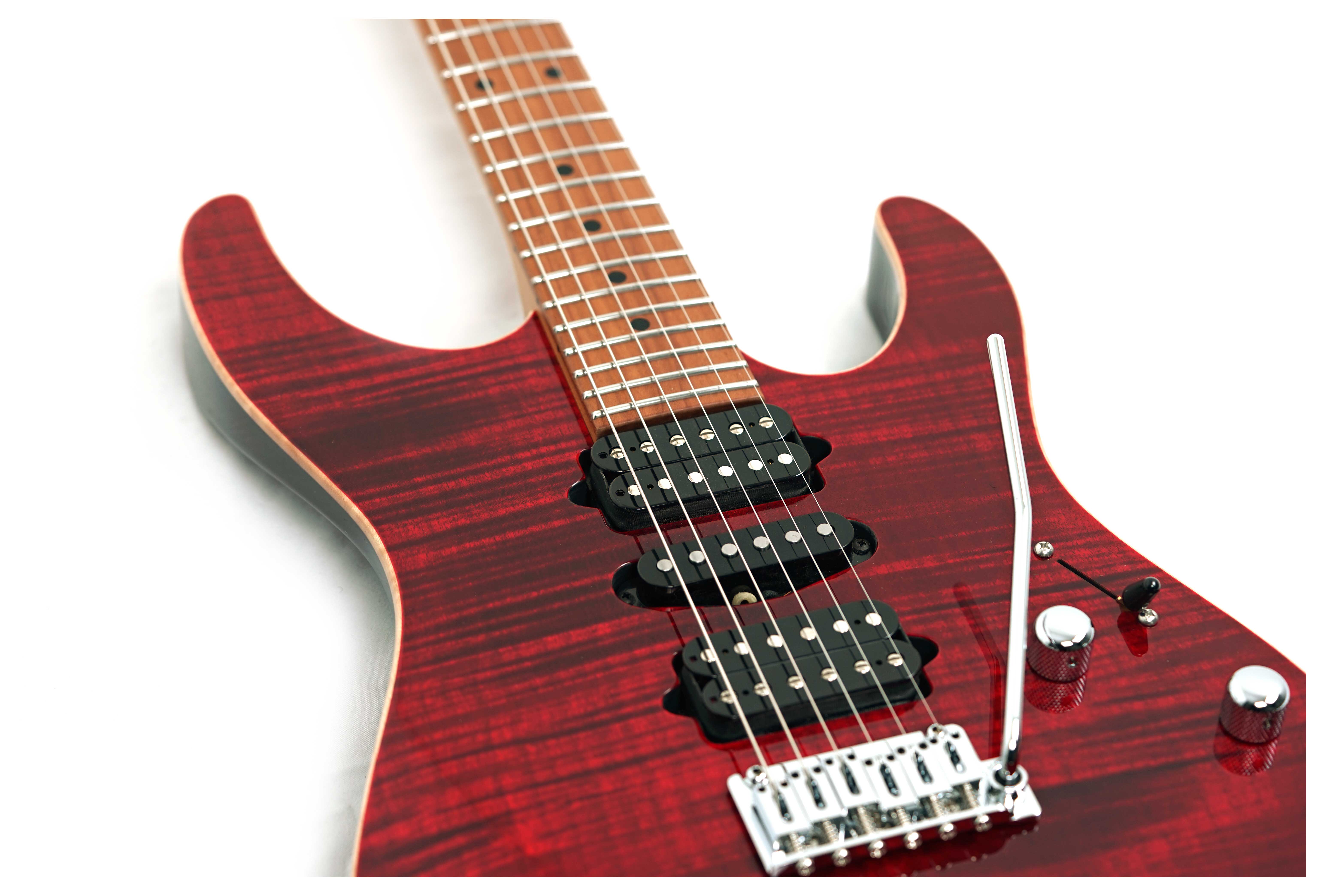 Suhr Modern Plus Chilli Pepper Red Maple Fingerboard HSH #87622