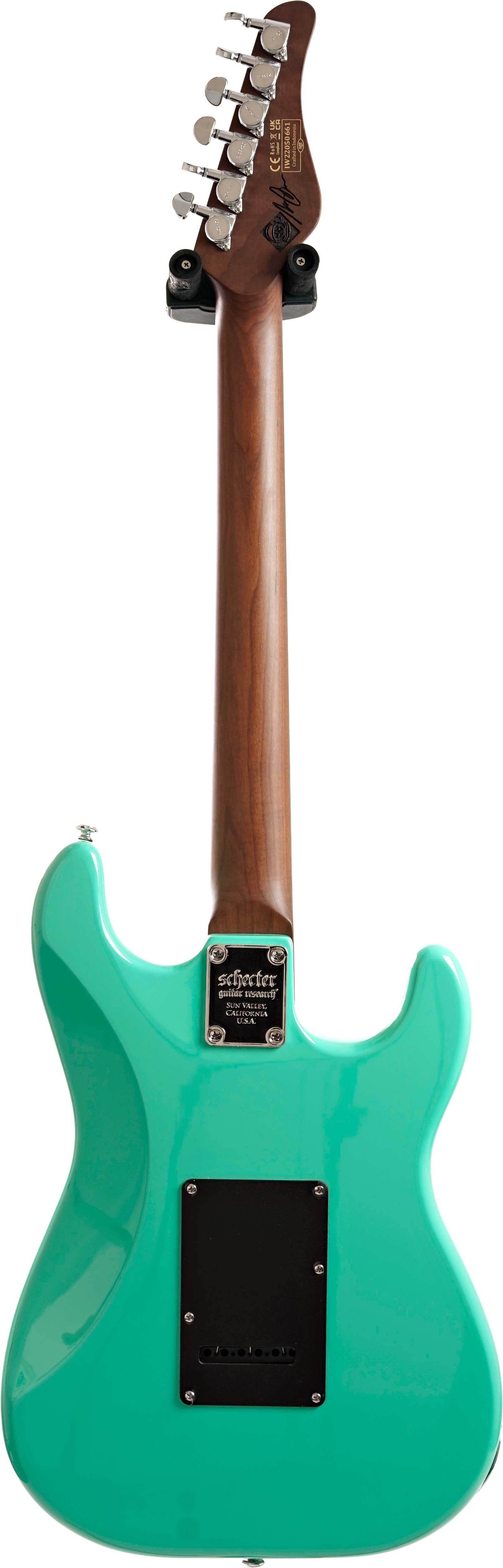 Schecter Nick Johnston Traditional SSS Atomic Green Left Handed (Ex-Demo) #IW22050661