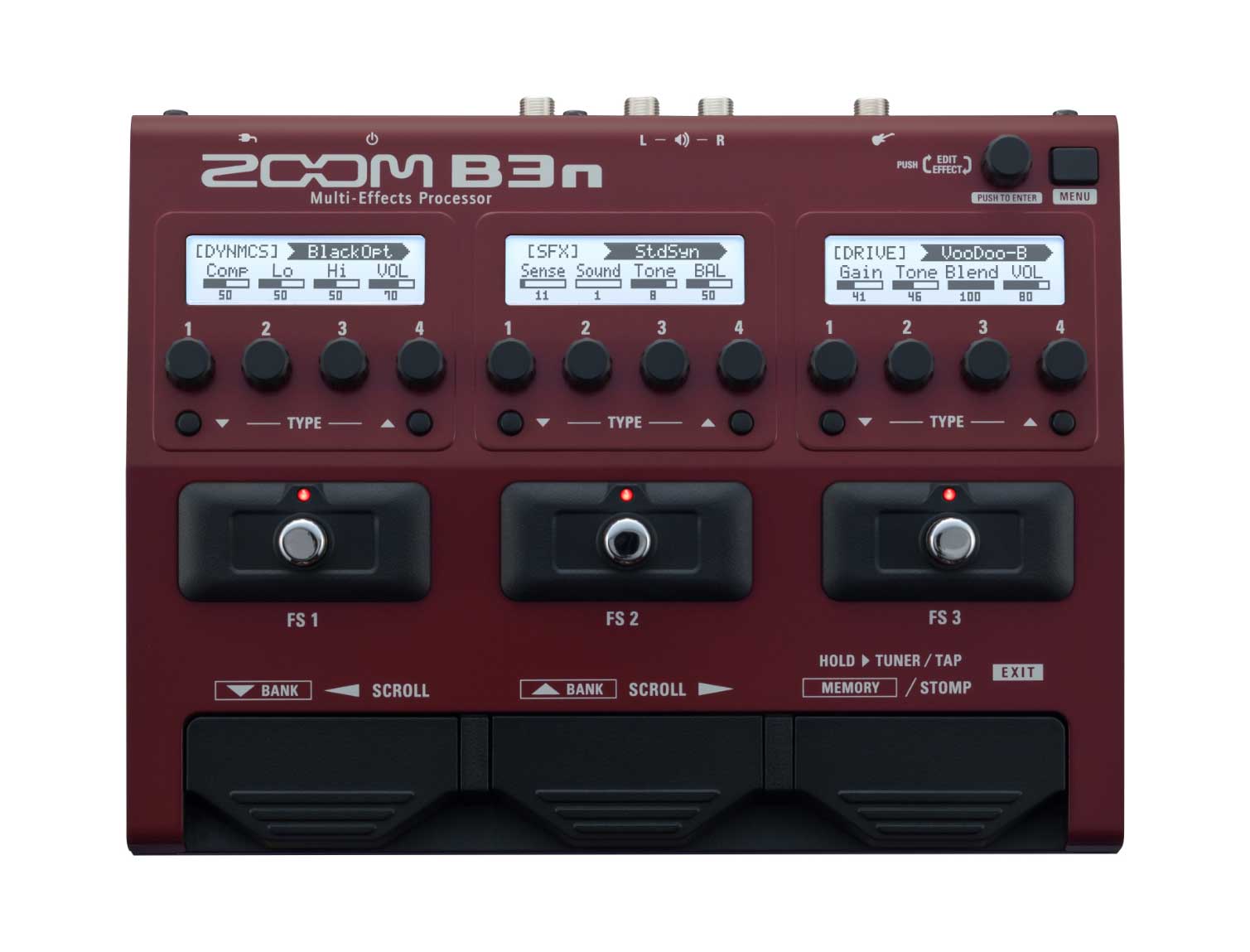 Zoom B3n Bass Guitar Amp Modeller and Multi Effects Processor