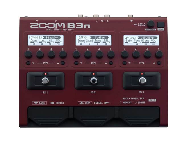 Zoom B3n Bass Guitar Amp Modeller and Multi Effects Processor Pedal