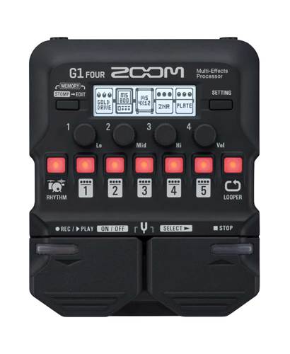 Zoom G1 Four Guitar Amp Modeller and Multi Effects Processor Pedal