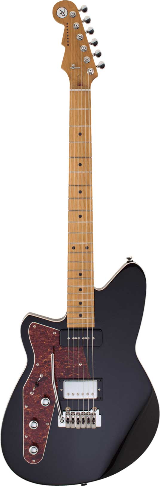 Reverend Double Agent W Midnight Black Left Handed