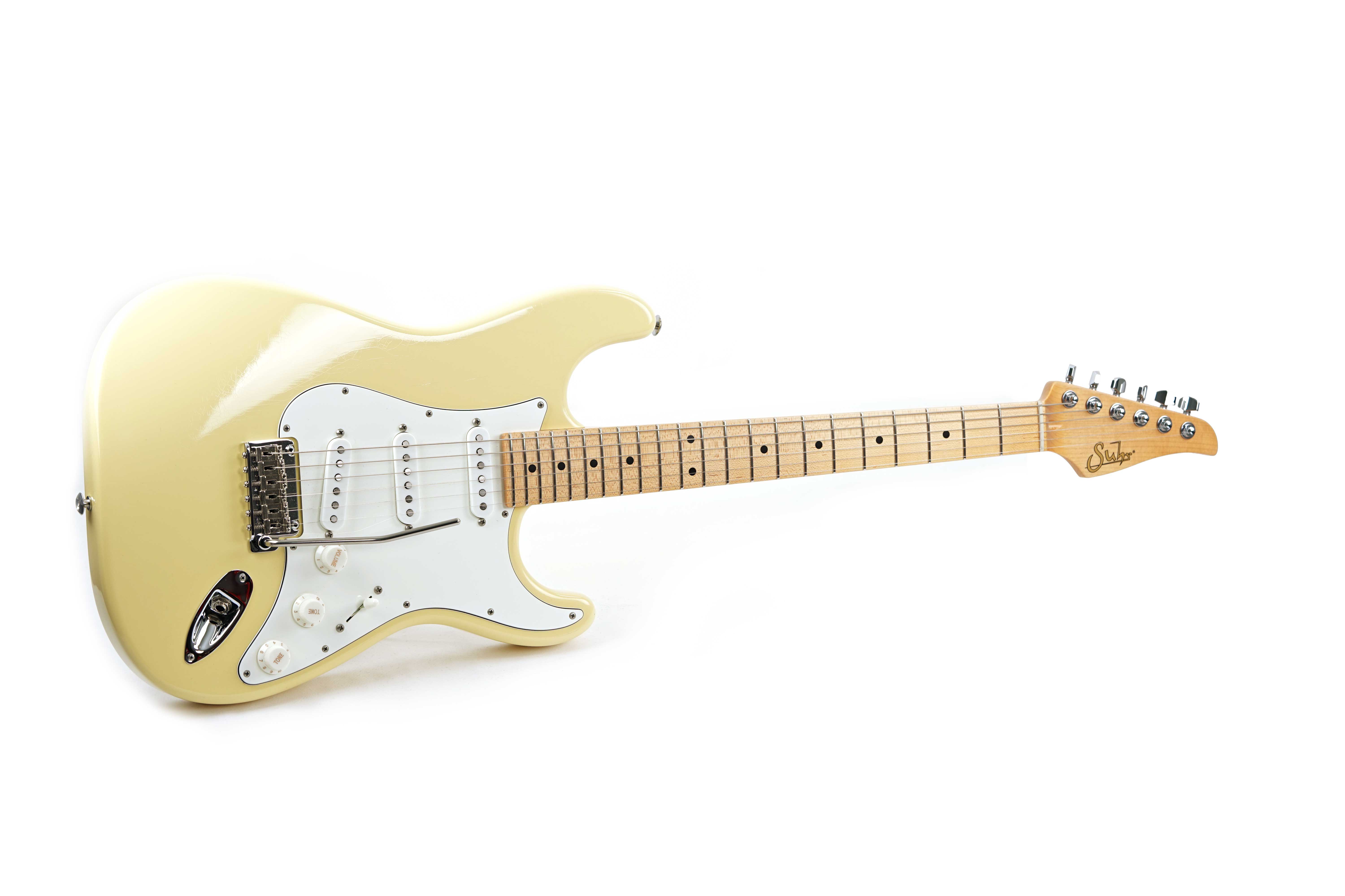 Suhr Classic Antique S Vintage Yellow SSS Maple Fingerboard SSCII #71022