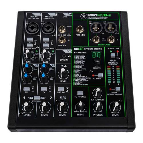 Mackie ProFX6 v3 Mixer Mackie ProFX6 v3 Mixer