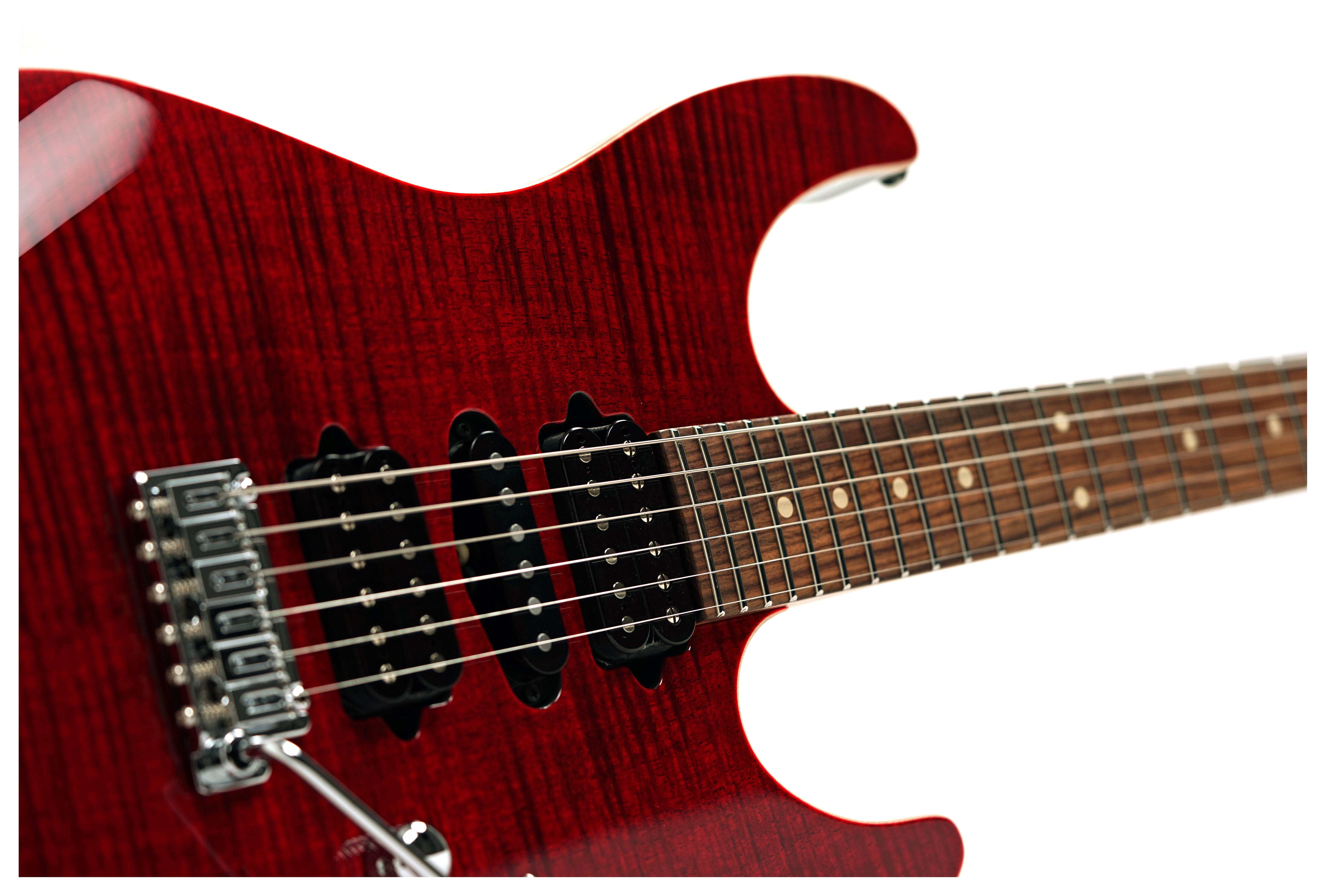 Suhr Modern Plus Chilli Pepper Red Pau Ferro Fingerboard HSH #91385