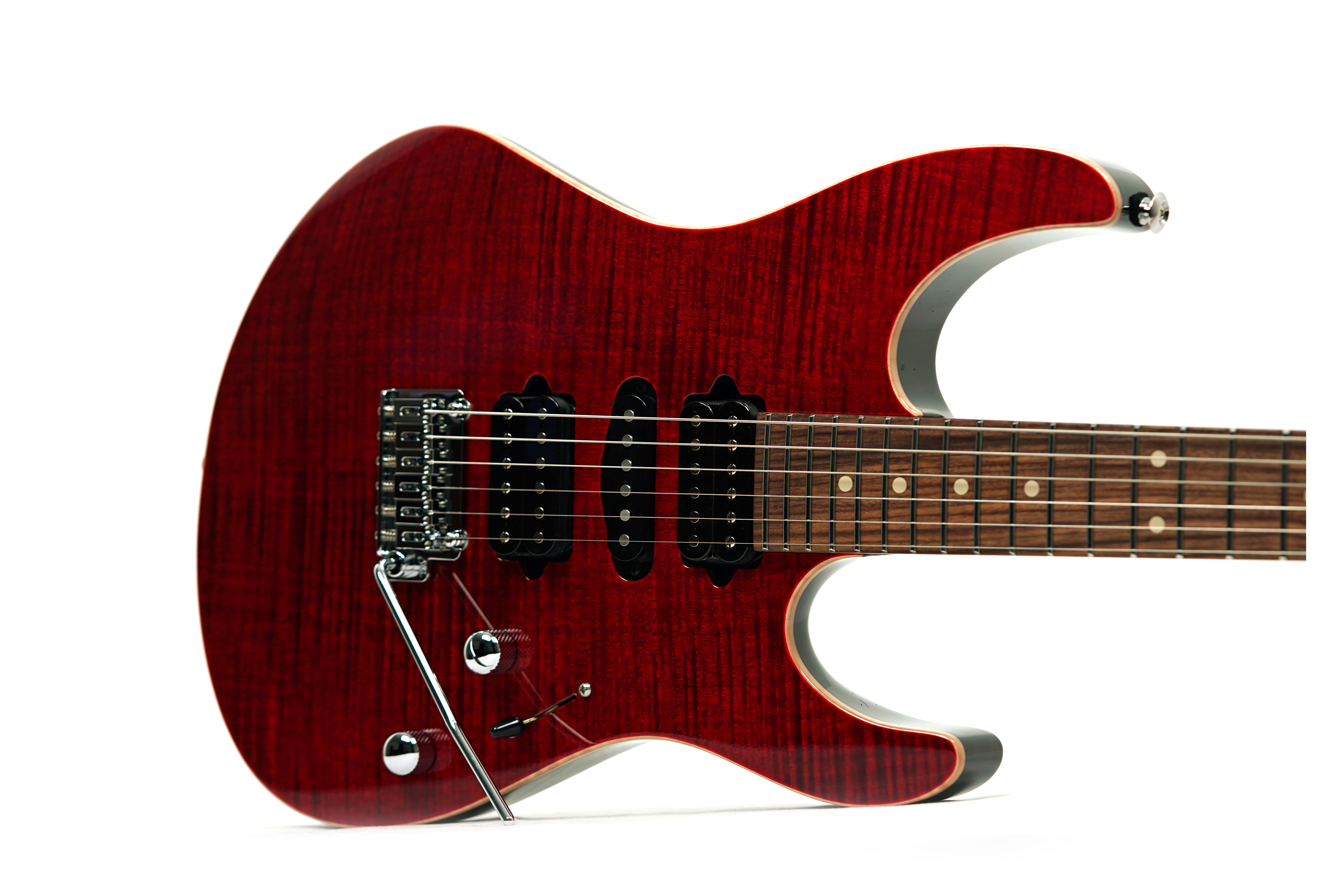 Suhr Modern Plus Chilli Pepper Red Pau Ferro Fingerboard HSH #91385