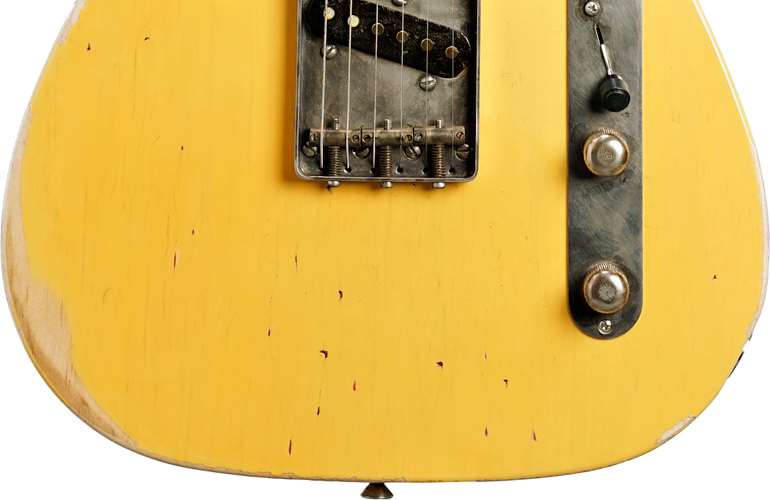 LSL Instruments T Bone Heavy Aged Butterscotch Blonde Pine Body Roasted Maple Fingerboard #CarmelCorn LSL Instruments T Bone Heavy Aged Butterscotch Blonde Pine Body Roasted Maple Fingerboard #CarmelCorn