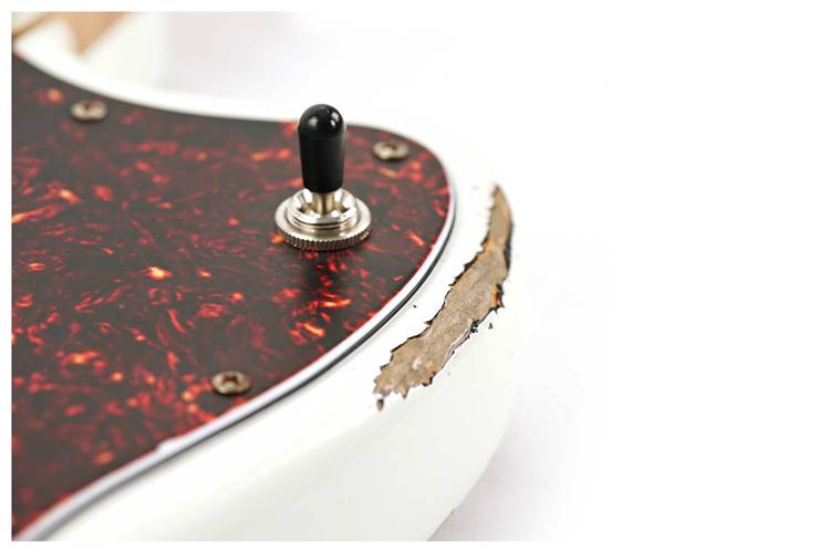 LSL Instruments Placerita White Over 3 Tone Sunburst Heavy Aged Roasted Maple Fingerboard #6070 LSL Instruments Placerita White Over 3 Tone Sunburst Heavy Aged Roasted Maple Fingerboard #6070
