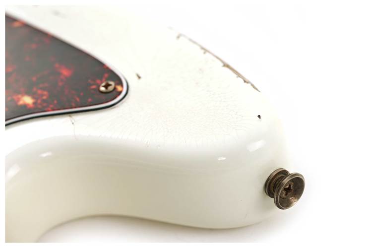 LSL Instruments Placerita White Over 3 Tone Sunburst Heavy Aged Roasted Maple Fingerboard #6070 LSL Instruments Placerita White Over 3 Tone Sunburst Heavy Aged Roasted Maple Fingerboard #6070
