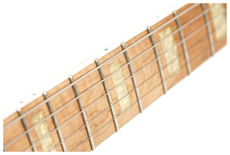 LSL Instruments Placerita White Over 3 Tone Sunburst Heavy Aged Roasted Maple Fingerboard #6070 LSL Instruments Placerita White Over 3 Tone Sunburst Heavy Aged Roasted Maple Fingerboard #6070