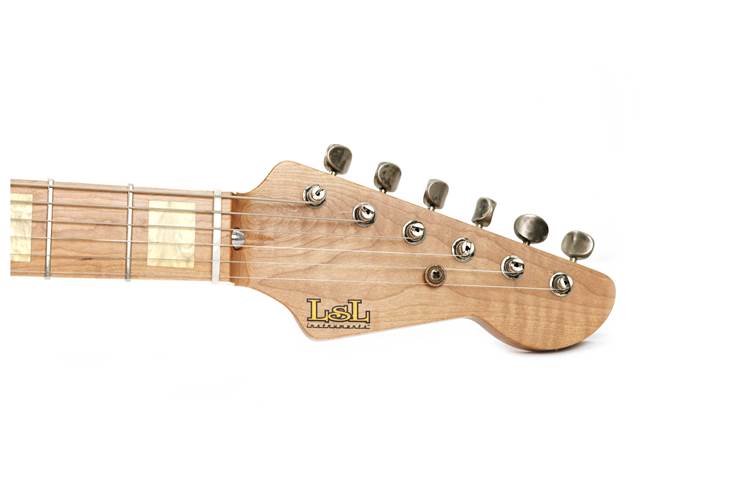 LSL Instruments Placerita White Over 3 Tone Sunburst Heavy Aged Roasted Maple Fingerboard #6070 LSL Instruments Placerita White Over 3 Tone Sunburst Heavy Aged Roasted Maple Fingerboard #6070