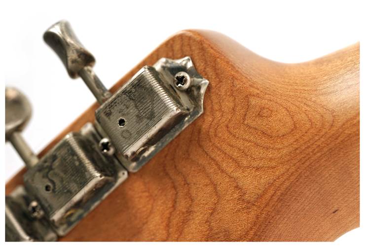 LSL Instruments Placerita White Over 3 Tone Sunburst Heavy Aged Roasted Maple Fingerboard #6070 LSL Instruments Placerita White Over 3 Tone Sunburst Heavy Aged Roasted Maple Fingerboard #6070