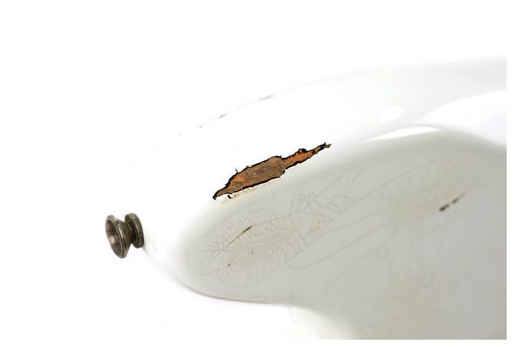 LSL Instruments Placerita White Over 3 Tone Sunburst Heavy Aged Roasted Maple Fingerboard #6070 LSL Instruments Placerita White Over 3 Tone Sunburst Heavy Aged Roasted Maple Fingerboard #6070