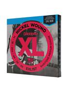 D'Addario EXL157 Nickel Wound Electric Guitar Strings Baritone 14-68