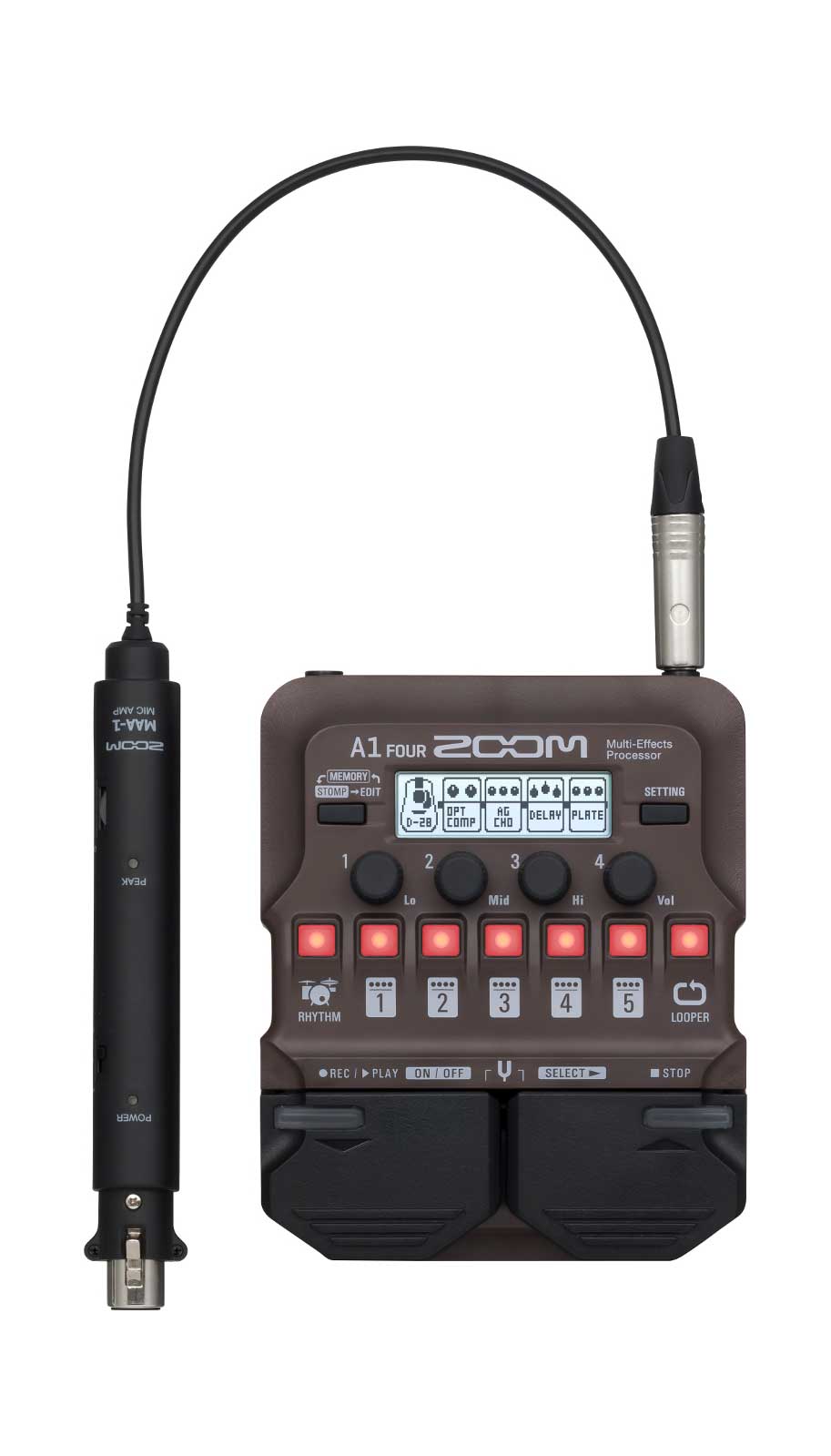 Zoom A1 Four Acoustic Multi Effects Processor