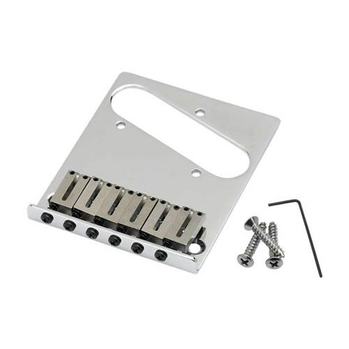 Fender 6-Saddle American Series Telecaster Bridge Assembly Chrome Fender 6-Saddle American Series Telecaster Bridge Assembly Chrome
