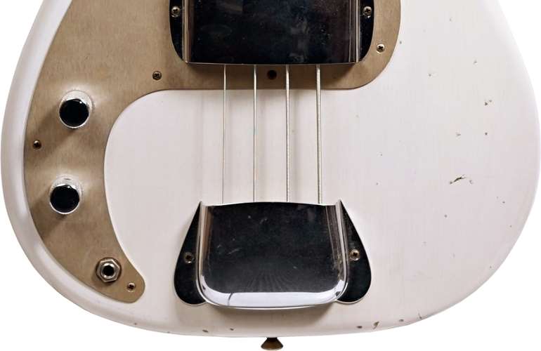 Fender Custom Shop 1957 Precision Bass Journeyman Relic Aged White Blonde Left Handed #CZ546418 Fender Custom Shop 1957 Precision Bass Journeyman Relic Aged White Blonde Left Handed #CZ546418