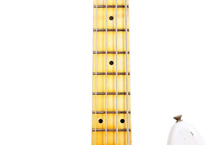 Fender Custom Shop 1957 Precision Bass Journeyman Relic Aged White Blonde Left Handed #CZ546418 Fender Custom Shop 1957 Precision Bass Journeyman Relic Aged White Blonde Left Handed #CZ546418