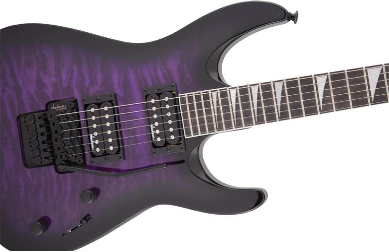 Jackson JS32Q Dinky Archtop Transparent Purple Burst Jackson JS32Q Dinky Archtop Transparent Purple Burst