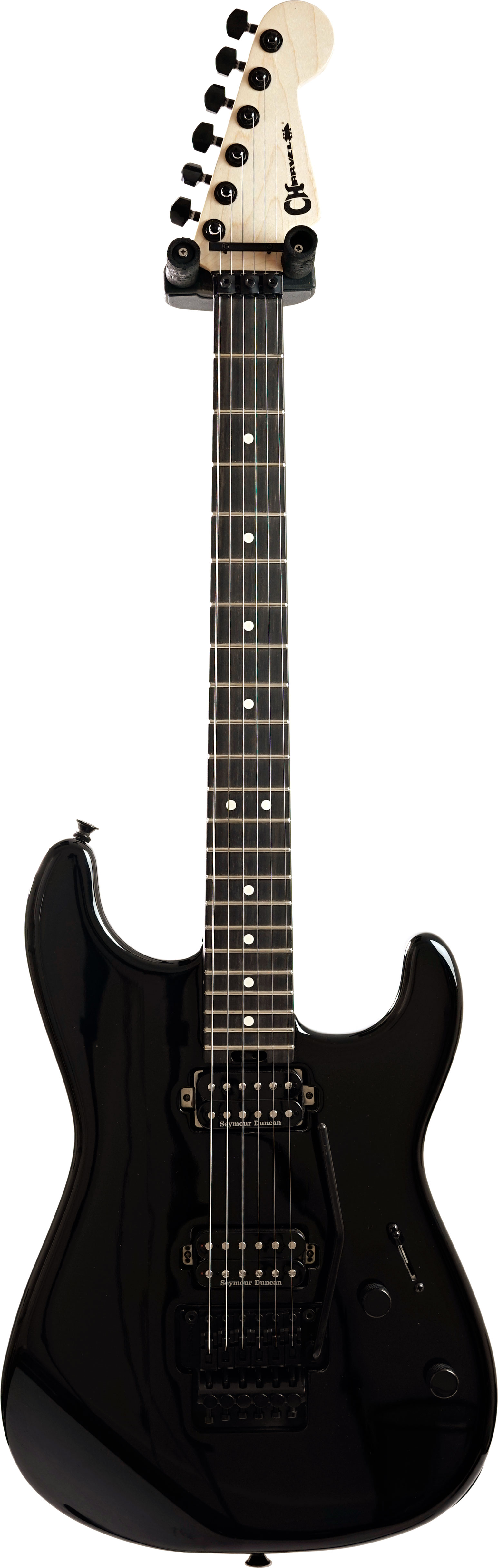 Charvel Pro-Mod San Dimas Style 1 HH FR E Gloss Black (Nearly New) #MC222344