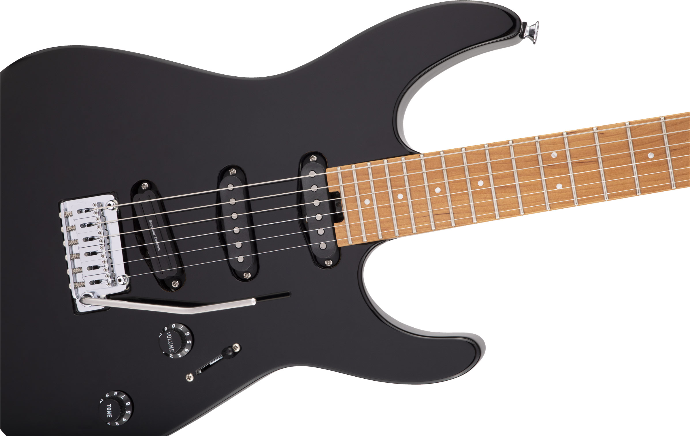 Charvel Pro-Mod DK22 SSS 2PT CM Gloss Black