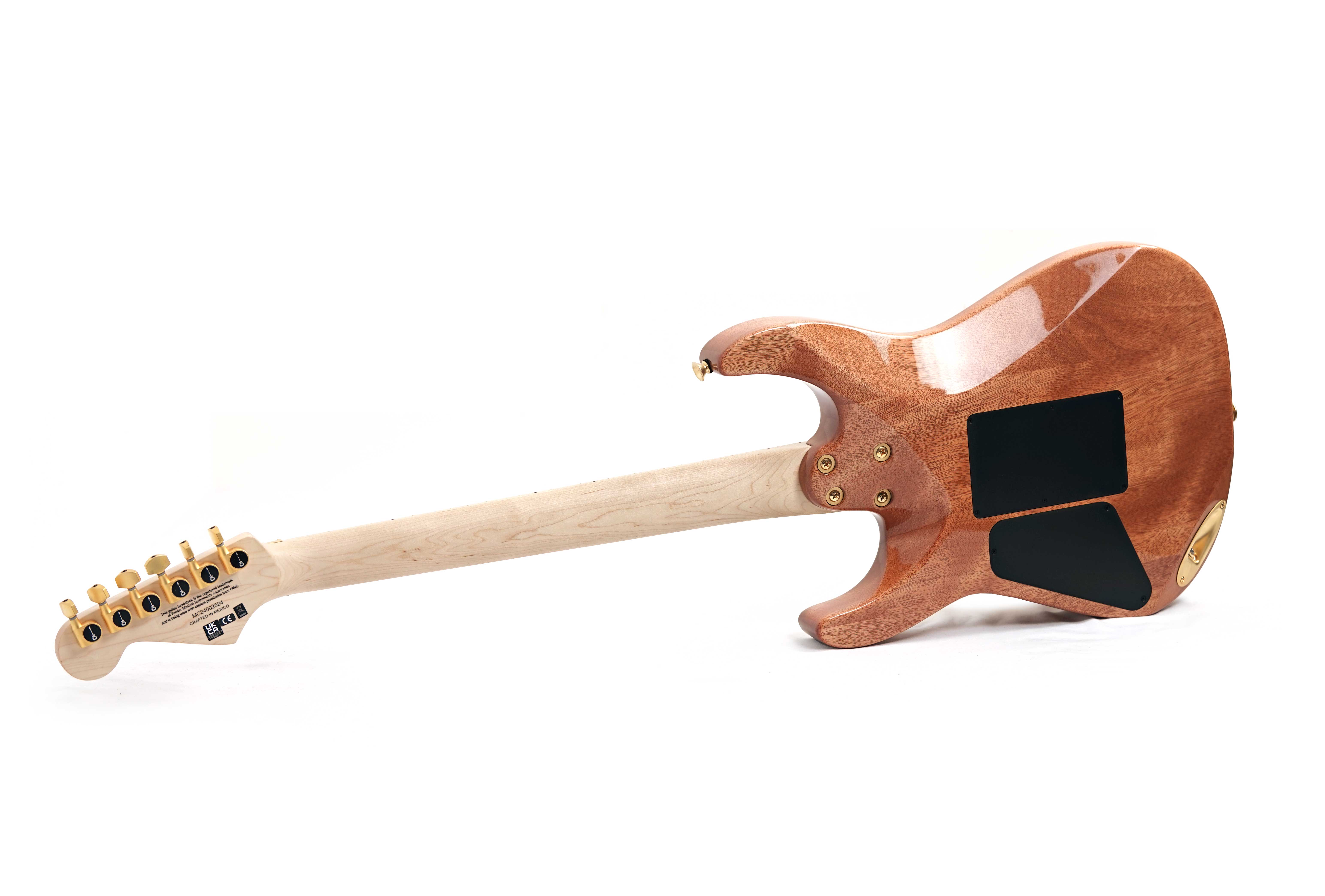 Charvel Pro-Mod DK24 HH FR M Mahogany with Quilt Maple Dark Amber (Ex-Demo) #MC24002524