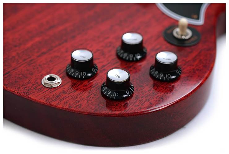Gibson Custom Shop 1963 SG Special Reissue Lightning Bar VOS Cherry Red #504383 Gibson Custom Shop 1963 SG Special Reissue Lightning Bar VOS Cherry Red #504383