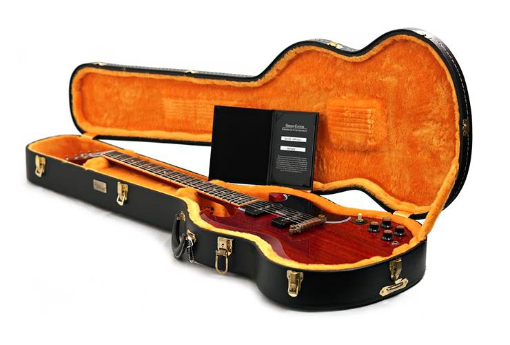 Gibson Custom Shop 1963 SG Special Reissue Lightning Bar VOS Cherry Red #504383 Gibson Custom Shop 1963 SG Special Reissue Lightning Bar VOS Cherry Red #504383