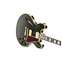 Gibson Custom Shop 1959 ES-355 Reissue Stop Bar VOS Ebony #A930552 Front View