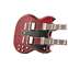 Gibson Custom Shop EDS-1275 Double Neck Cherry Red #CS400621 Front View