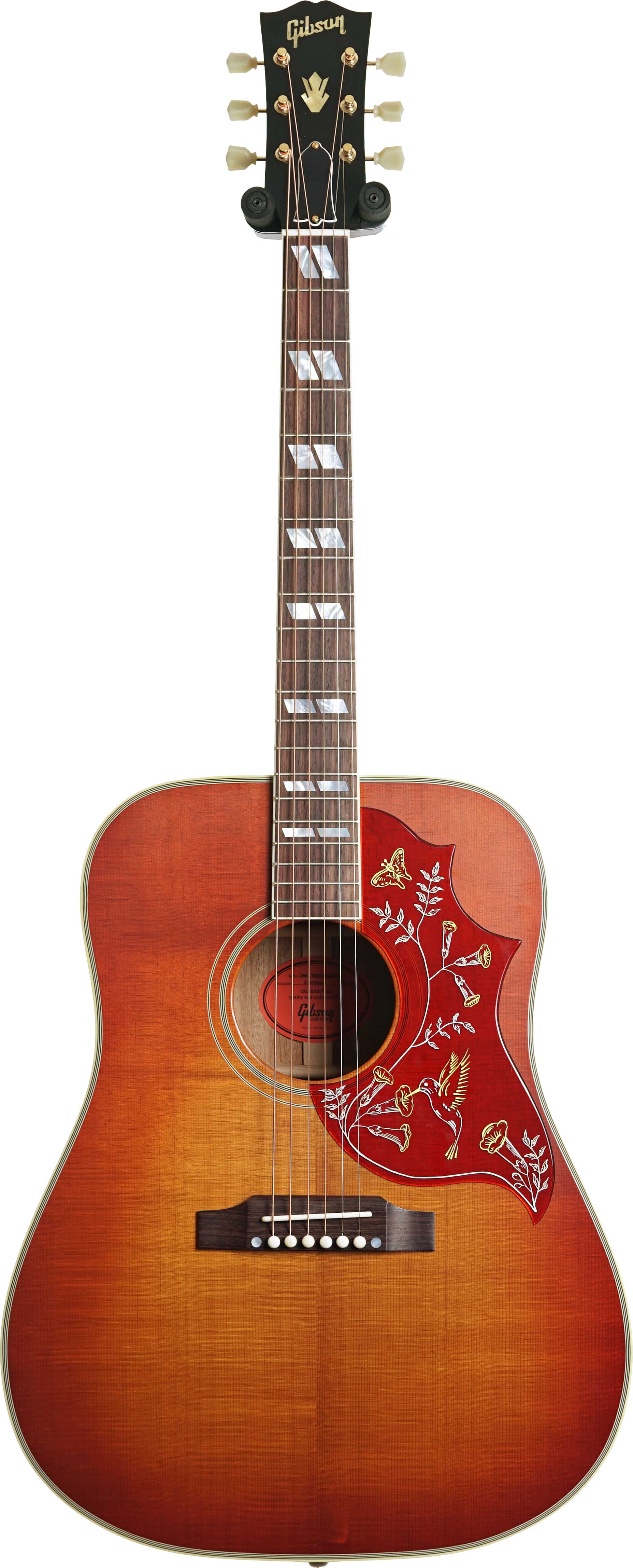 Gibson 1960 Hummingbird Fixed Bridge Heritage Cherry Sunburst #23203021