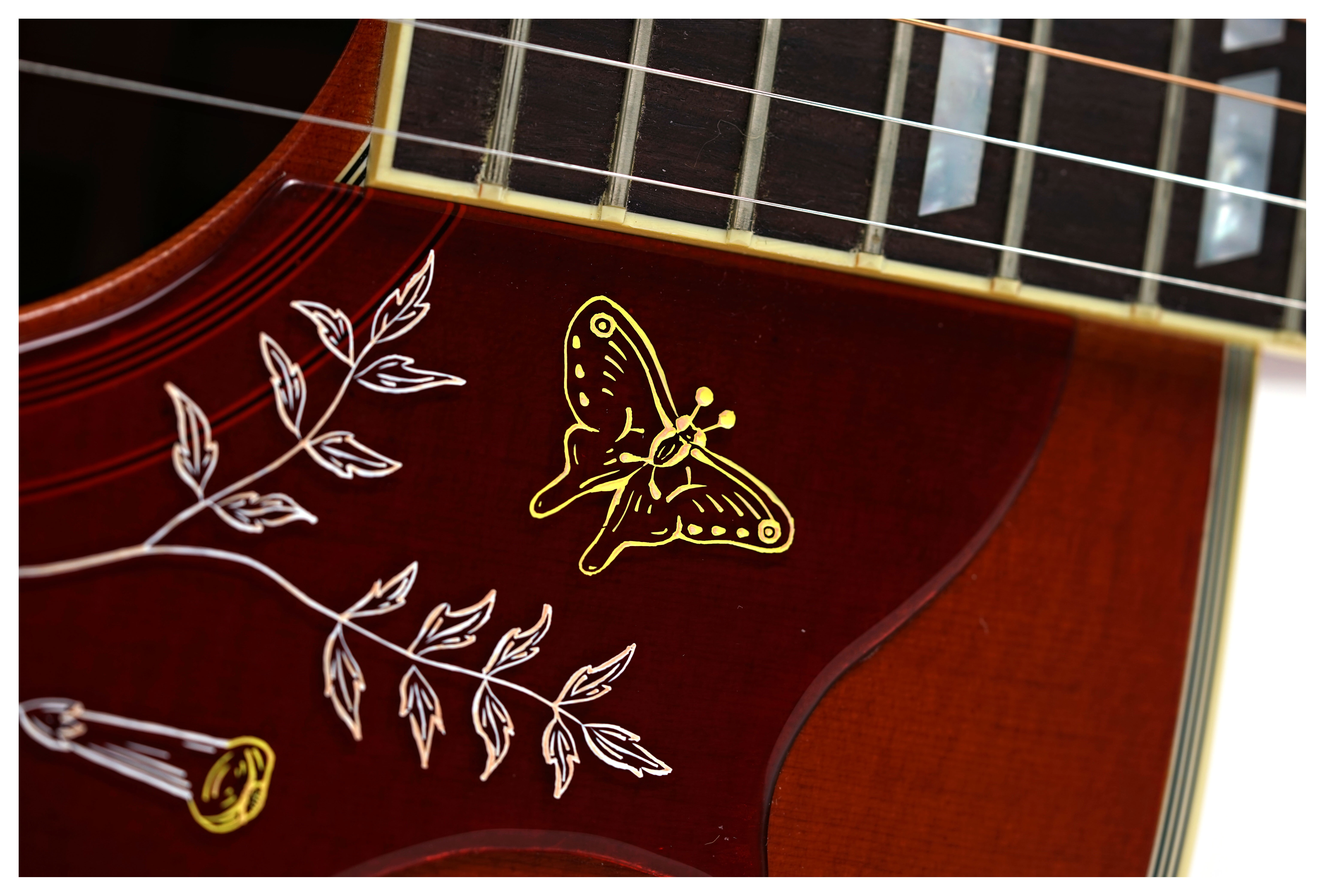 Gibson 1960 Hummingbird Fixed Bridge Heritage Cherry Sunburst #20954002