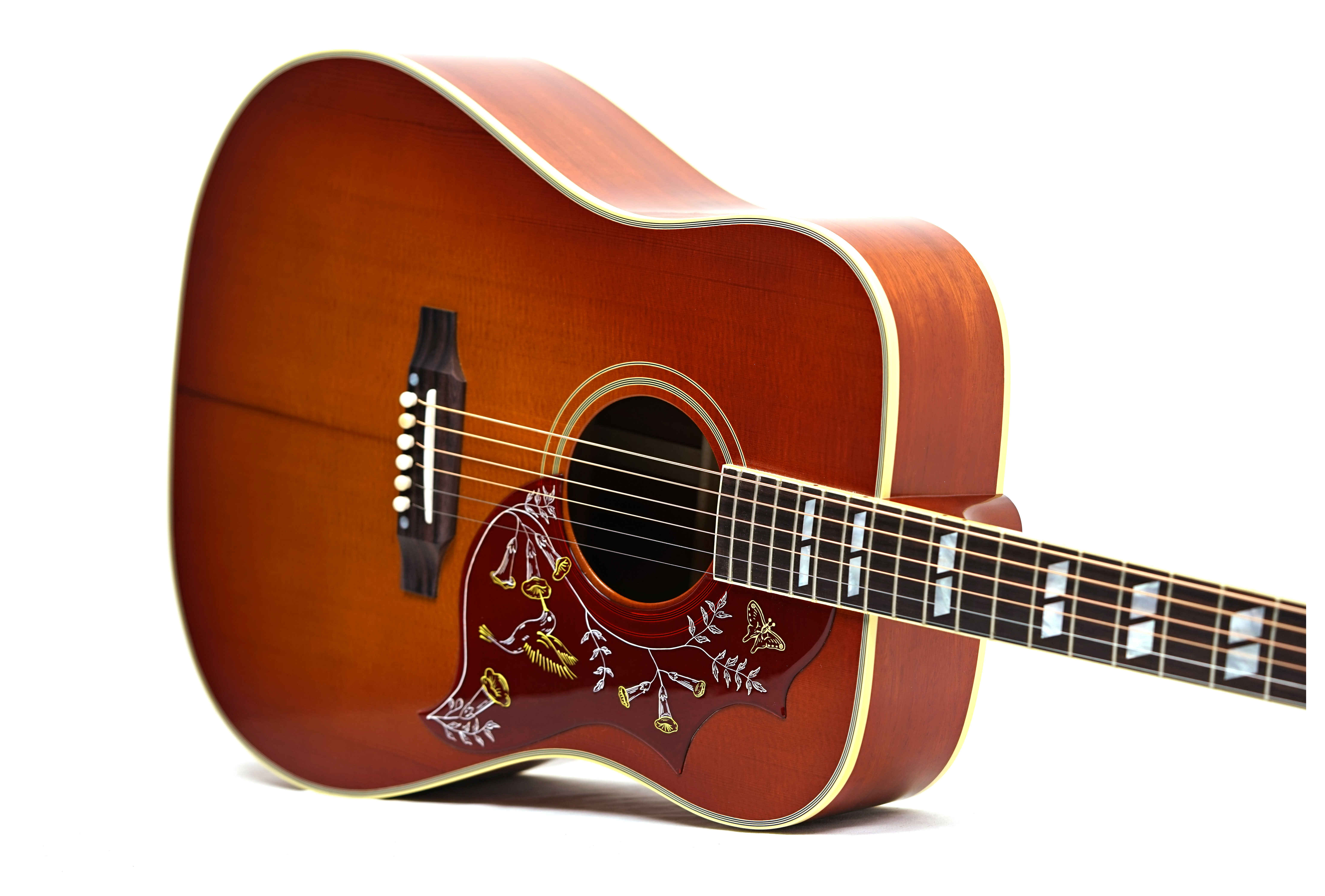 Gibson 1960 Hummingbird Fixed Bridge Heritage Cherry Sunburst #20954002