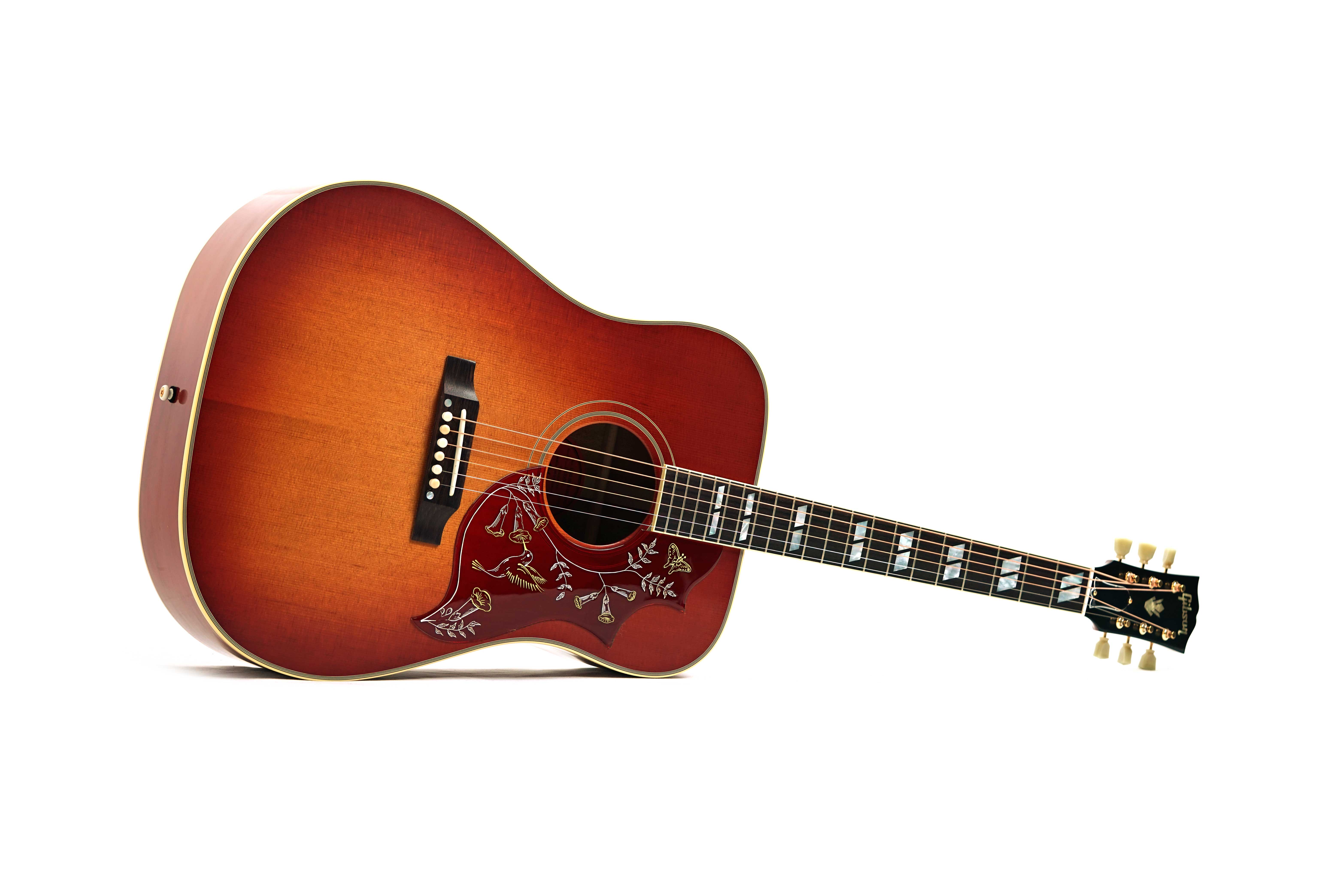 Gibson 1960 Hummingbird Fixed Bridge Heritage Cherry Sunburst #21835002