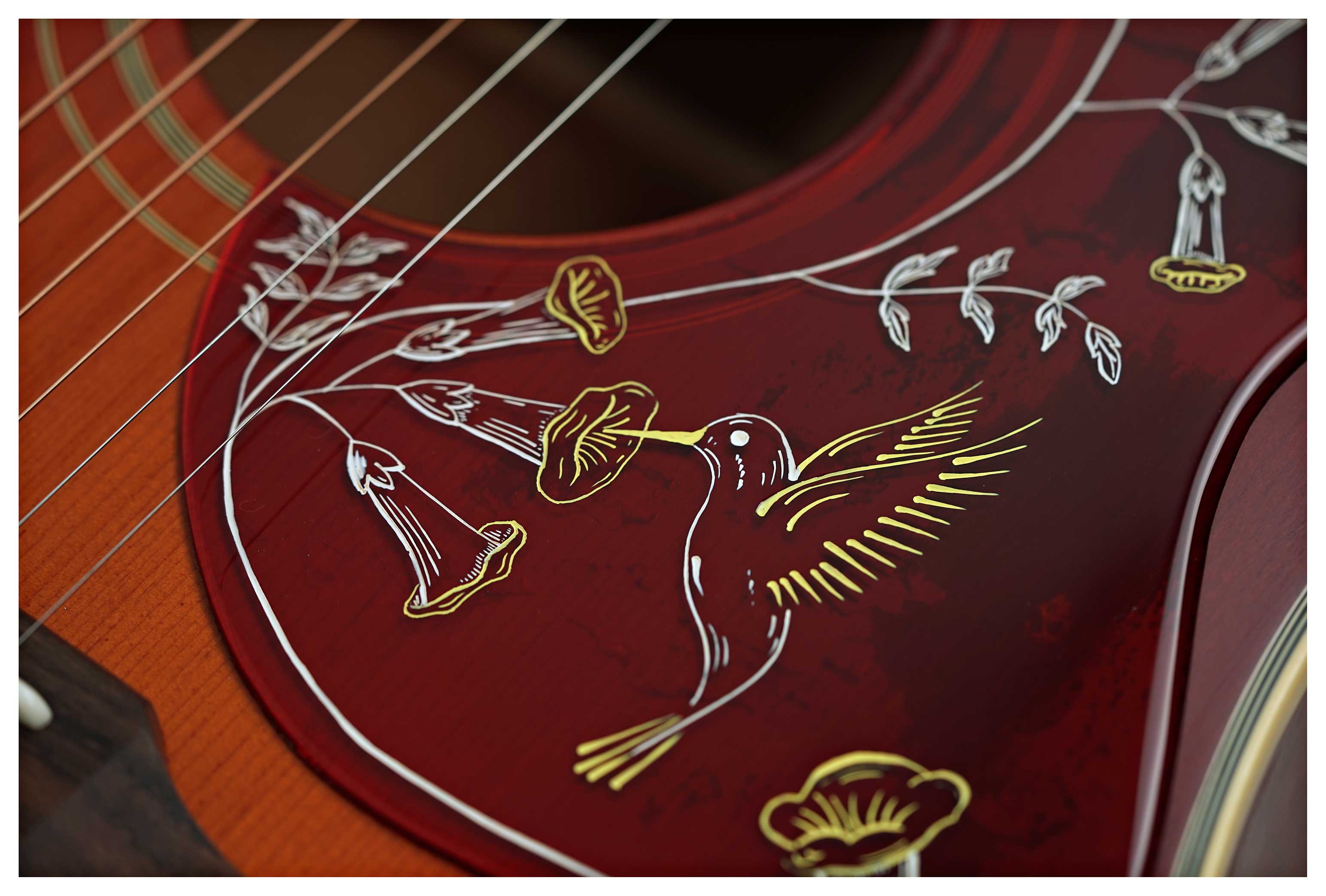 Gibson Custom 1960 Hummingbird Reissue Heritage Cherry Sunburst #21056036